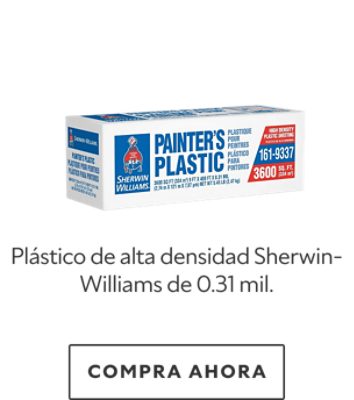 Plástico de alta densidad Sherwin-Williams de 0.31 mil. Compra ahora.