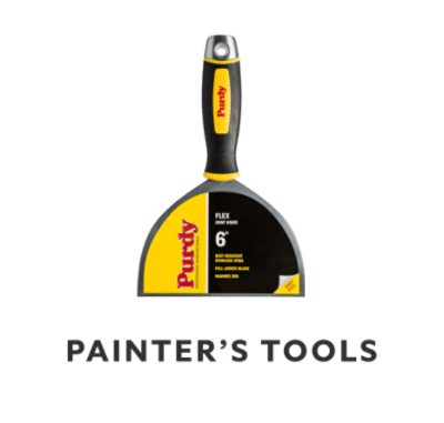 Painter's tools. A Purdy six inch paint scraper.