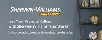 Sherwin-Williams PaintPerks. Unlock New Sherwin-Williams PaintPerks Benefits. Sign up for exclusive savings on paint and supplies.