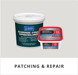 Sherwin-Williams patching and repair products.