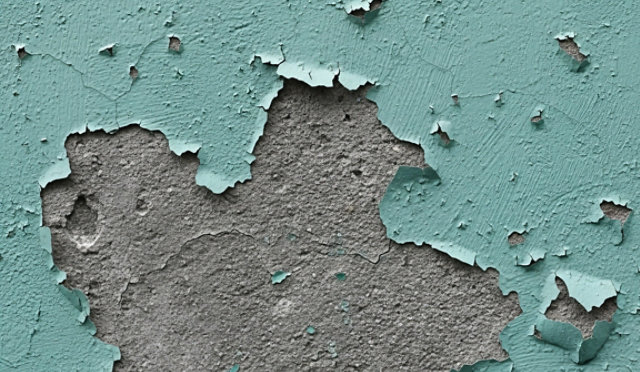 peeling coatings on concrete