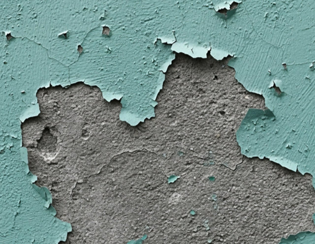 peeling coatings on concrete