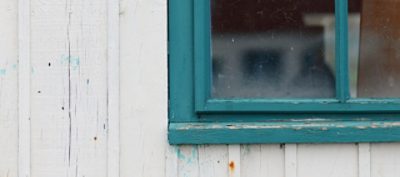 Peeling Windowsill.