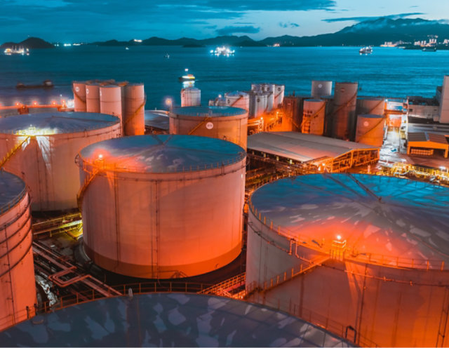 Oil & gas storage tanks