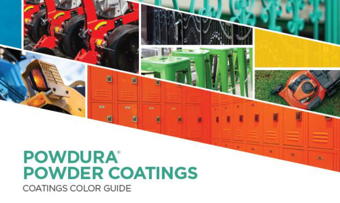 Couverture du guide des couleurs Powdura