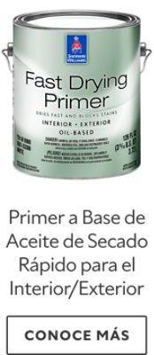 Primer a base aceite de secado rápido para interior y exterior.