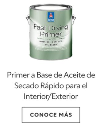 Primer a base aceite de secado rápido para interior y exterior.