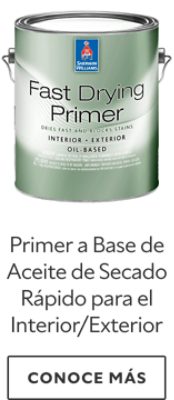 Primer a base aceite de secado rápido para interior y exterior.