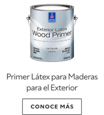 Primer Látex para Maderas para el Exterior.