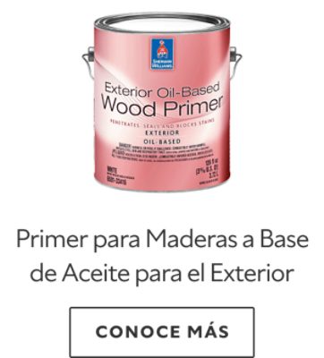 Primer para Maderas a Base de Aceite para el Exterior.