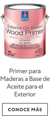 Primer para Maderas a Base de Aceite para el Exterior.