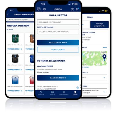 PRO+ app de Sherwin-Williams.