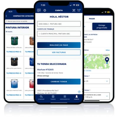 PRO+ app de Sherwin-Williams.