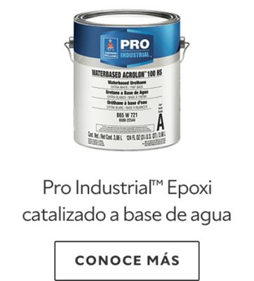 Pro Industrial™ Epoxi catalizado a base de agua.