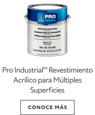 Pro Industrial™ Revestimiento Acrílico para Múltiples Superficies.