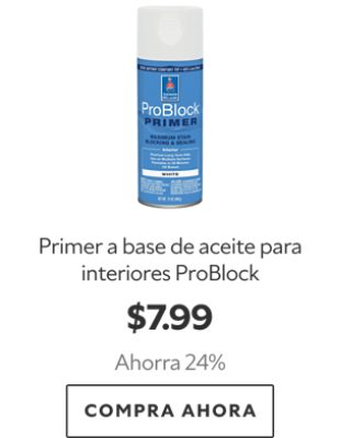 Primer a base de aceite para interiores ProBlock. $7.99. Ahorra 24%. Compra ahora.