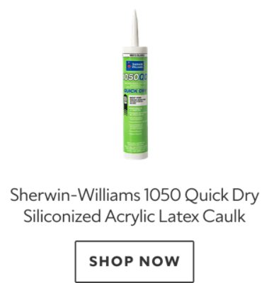 Sherwin-Williams 1050 Quick Dry Siliconized Acrylic Latex Caulk. Shop Now.