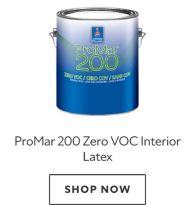 ProMar 200 Zero VOC Interior Latex. Shop now.