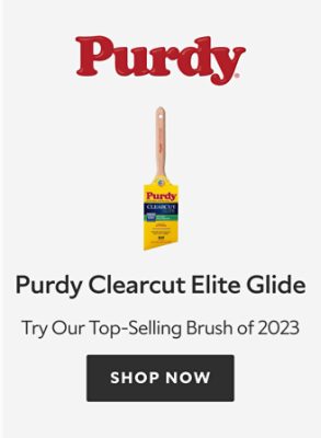 Purdy logo. Purdy Clearcut Elite Glide. Try our top selling brush of 2023. Shop now.