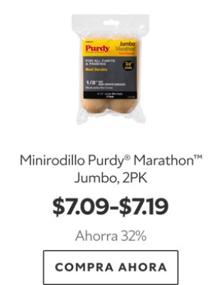 Minirodillo Purdy® Marathon™ Jumbo, 2PK. $7.09-$7.19. Ahorra 32%. Compra ahora.