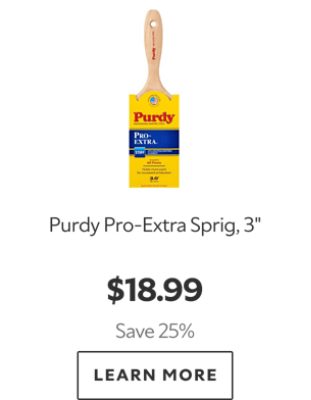 Purdy Pro-Extra Sprig, 3". $18.99. Save 25%. Learn more.