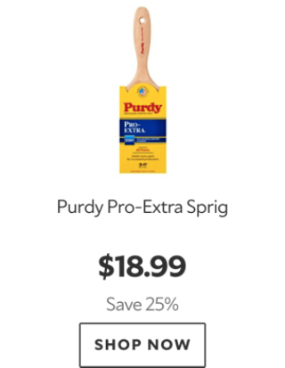 Purdy Pro-Extra Sprig. $18.99. Save 25%. Shop now.