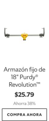 Armazón fijo de 18" Purdy® Revolution™. $25.79. Ahorra 38%. Compra Ahora.