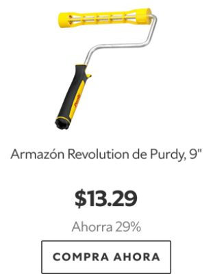 Armazón Revolution de Purdy, 9". $13.29. Ahorra 29%. Compra ahora.