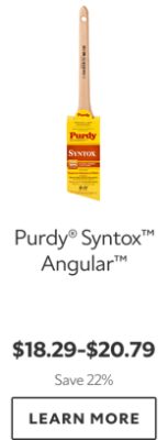 Purdy® Syntox™ Angular™. $18.29-$20.79. Save 22%. Learn More.