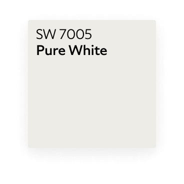 Color chip of Pure White SW 7005.