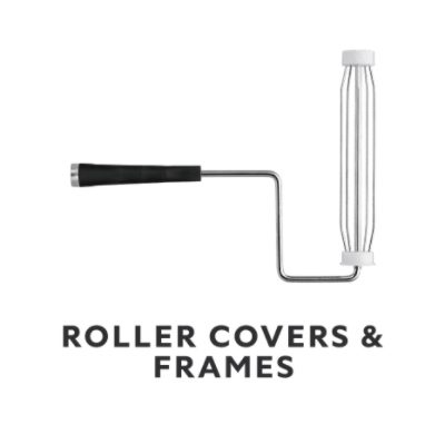 Paint roller covers and frames.