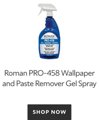 Roman PRO-458 Wallpaper and Paste Remover Gel Spray. Shop now.