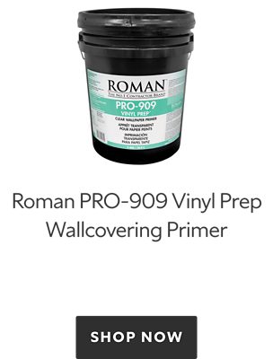 Roman PRO-909 Vinyl Prep Wallcovering Primer. Shop now.