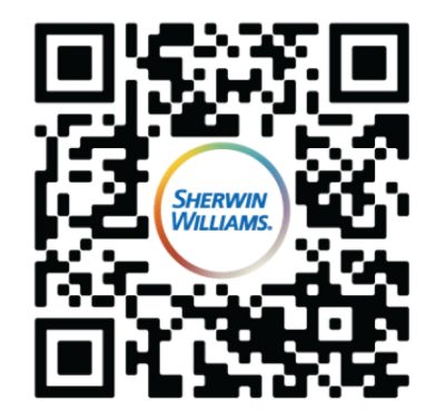 A QR code to download the Sherwin-Williams Color Expert App.