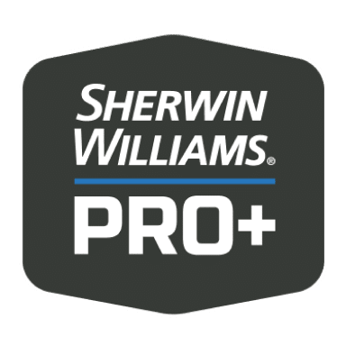 Sherwin-Williams Pro Plus logo.