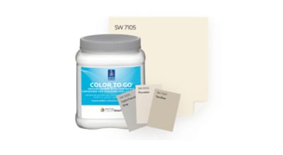 Sherwin-Williams paint color samples.