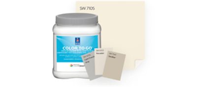 Sherwin-Williams paint color samples.