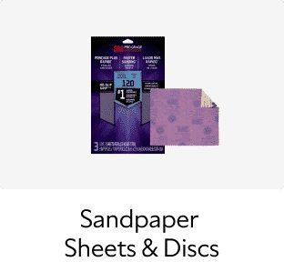 Shop sandpaper sheets and discs.