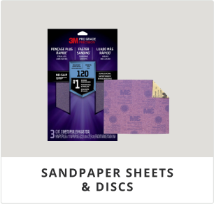 Sherwin-Williams sandpaper sheets and disc products.