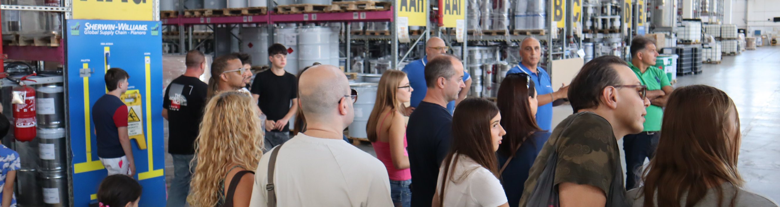 Sayerlack family day in Pianoro plant.