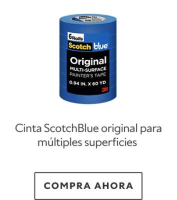Cinta ScotchBlue original para múltiples superficies (2090). Compra ahora.