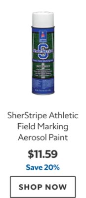 SherStripe Athletic Field Marking Aerosol Paint. $11.59, save 20%. Shop now.