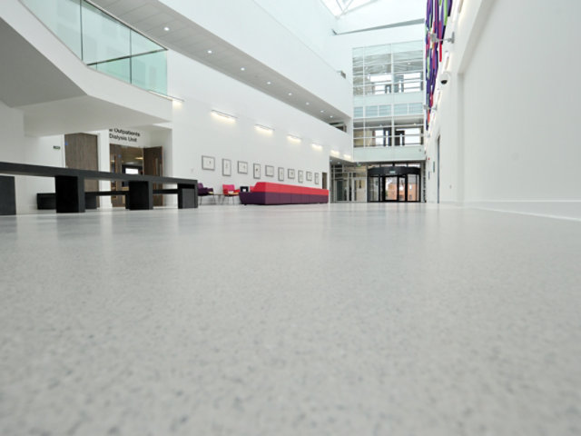 Resin Floor in Hospital