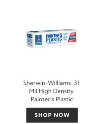 Sherwin-Williams .31 Mil High Density Painters Plastic. Shop now.