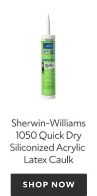 Tube of Sherwin-Williams 1050 Quick Dry Siliconized Acrylic Latex Caulk. Shop now.