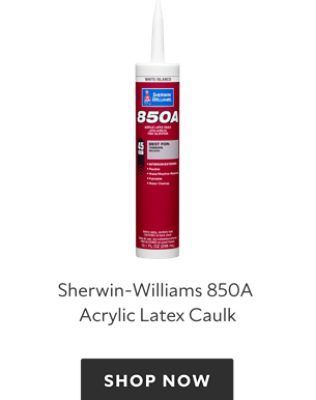 Tube of Sherwin-Williams 850A Acrylic Latex Caulk. Shop now.