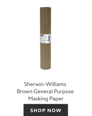 Sherwin Williams Brown General Purpose Masking Paper, shop now.