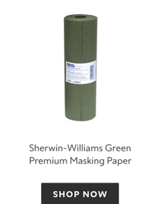 Sherwin Williams Green Premium Masking Paper, shop now.