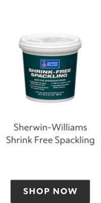 Sherwin-Williams Shrink Free Spackling. Shop now.