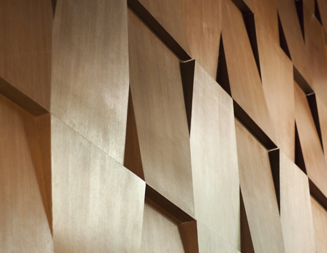 wood abstract wall